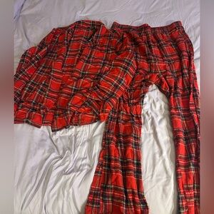 Never worn pajama set, Size 2X (18-20) and runs large.